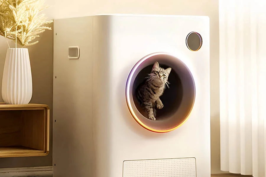 kitty litter box that cleans itself