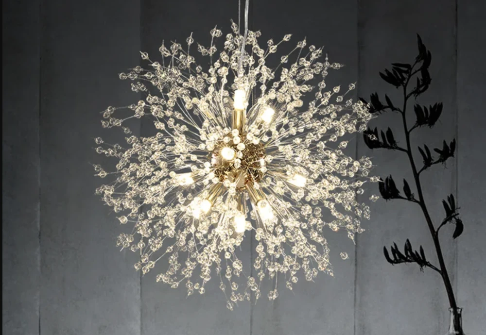 large glass globe chandelier